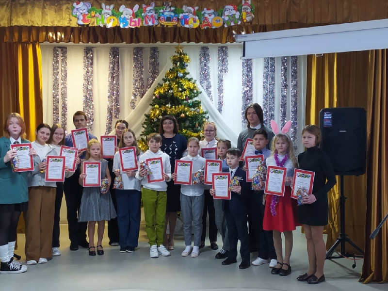Новогодняя елка для одаренных ребят и активистов школ Удорского района.
